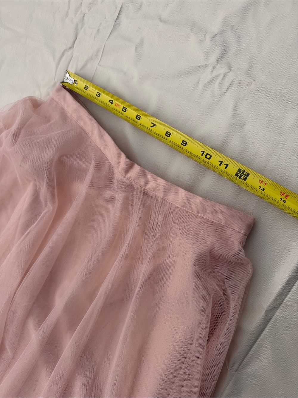 Jenny Yoo Dusty Rose Tulle A-Line Skirt Sz 8 - Picture 4 of 9